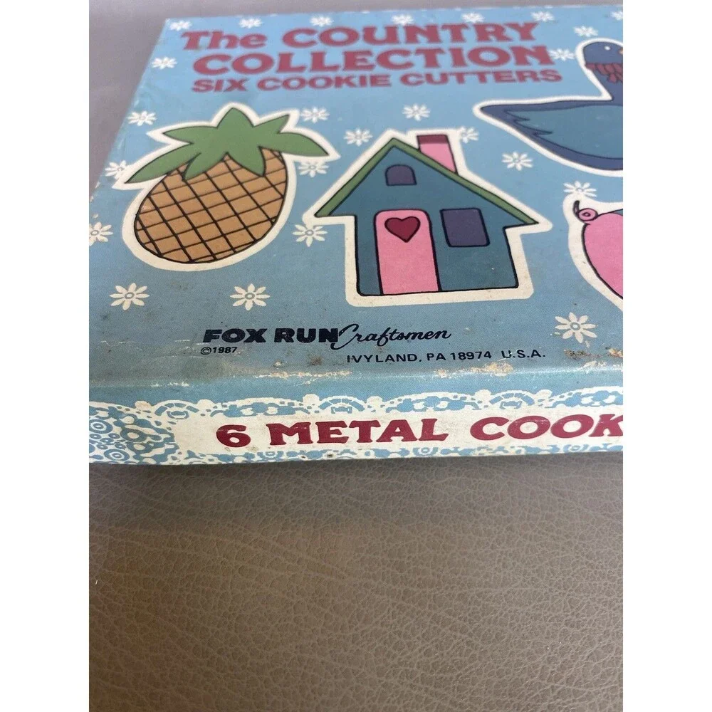 Vintage Cookie Cutters Country Collection 1986 Goose Cottage Granny Core